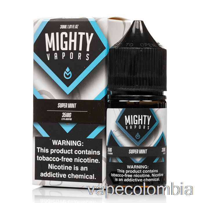 Vape Kit Completo Super Mint - Sales Mighty Vapors - 30ml 50mg